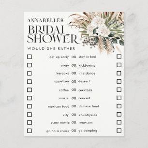 Brautparty Pampas Gras würde sie lieber spielen