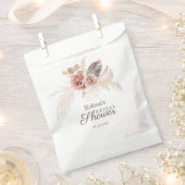 Brautparty Pampas Grass Tan Terracotta Geschenktütchen (Ausgeschnitten)