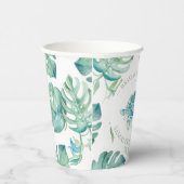 Brautparty Papier Cups Tropenkurbel Pappbecher (Rechts)