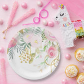 Brautparty-Papier für Aquarellblasten Pappteller (Party)