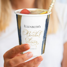 Brautparty-Papiergruppen für Aquarellbilder | ABST Pappbecher