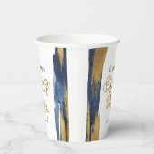 Brautparty-Papiergruppen für Aquarellbilder | ABST Pappbecher (Rechts)