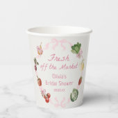 Brautparty-Papierkästen aus dem Markt frisch Pappbecher (Rückseite)