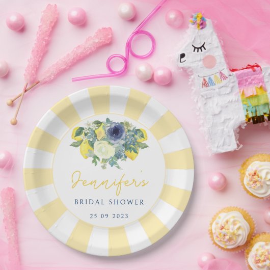 Brautparty-Papierplatte für helle Blütenblätter Pappteller (Party)