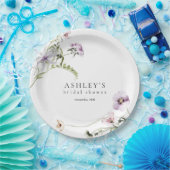 Brautparty-Papierplatte für zartes Blumenlavendel Pappteller (Party)