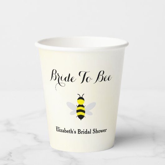 Brautparty Pappbecher (Vorderseite)