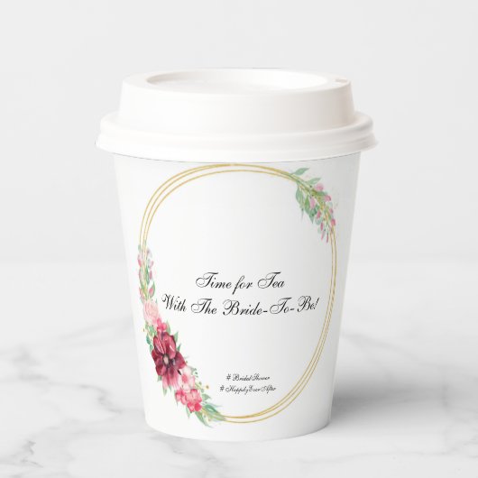 Brautparty Pappbecher (Vorderseite)