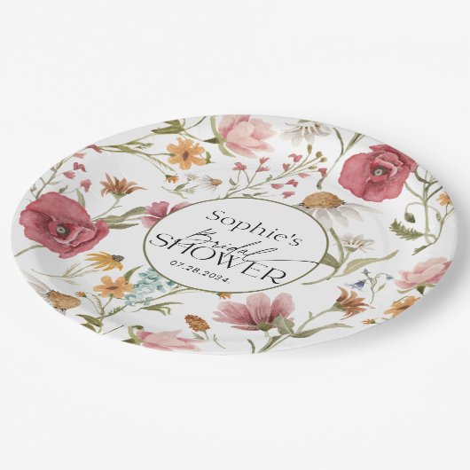 Brautparty Pappteller (Schrägansicht)