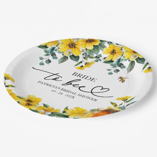 Brautparty Pappteller (Schrägansicht)