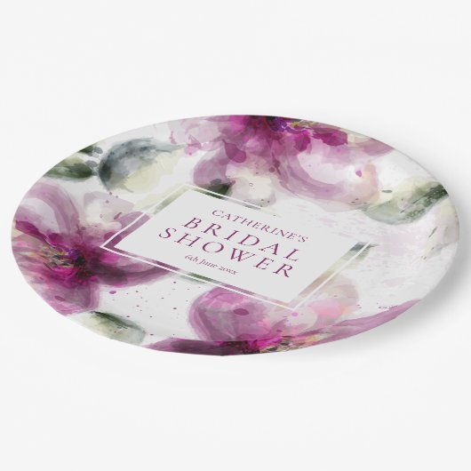 Brautparty Pappteller (Schrägansicht)