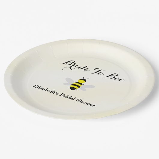 Brautparty Pappteller (Schrägansicht)