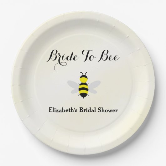 Brautparty Pappteller (Vorderseite)