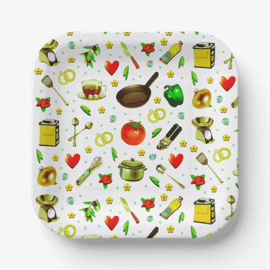 Brautparty Pappteller (Vorderseite)