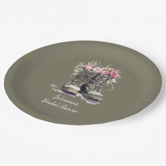 Brautparty Pappteller (Schrägansicht)