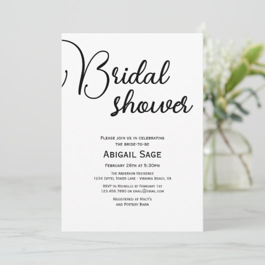 Brautparty Paris, Eiffelturm, Rote Balloons Einladung (Stehend Vorderseite)