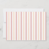 Brautparty-Party aus Gold und Rosa Sprinklen Einladung (Rückseite)