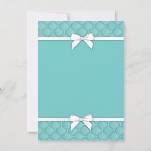 Brautparty Party Blue Black Dankeschön Karten (Rückseite)