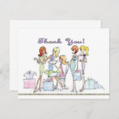 Brautparty-Party danken IHNEN Karten (Vorne/Hinten)