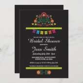 Brautparty Party Fiesta Mexikanisches Restaurant Einladung (Vorne/Hinten)