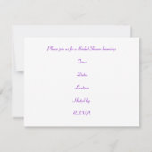 Brautparty-Party-Glamour-Mädchen-Einladungen Einladung (Rückseite)