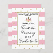 Brautparty-Party-Lieblings-Memory-Hochzeit (Vorne/Hinten)