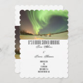 Brautparty Party Nordlichter Gäste Einladung (Vorne/Hinten)