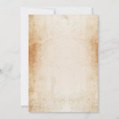 Brautparty-Party-Rosen-Schädel Halloween laden ein Einladung (Rückseite)