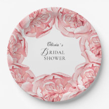 Brautparty Party Teller Blume