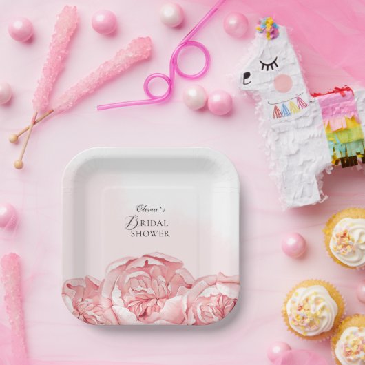 Brautparty Party Teller Blume (Party)