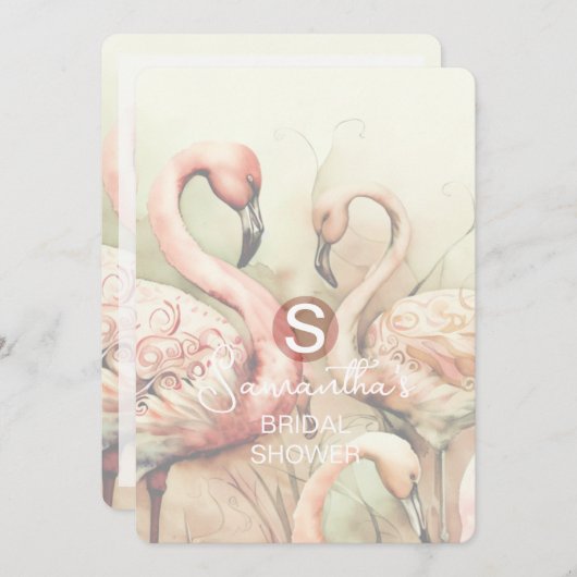 Brautparty-Party-Veranstaltung Einladung (Vorne/Hinten)