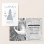 Brautparty Pass Silberfolie Folienkarte (Anzeige)