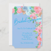 BRAUTPARTY PASTEL FLORAL INVITATION SAVE THE DATE (Vorderseite)