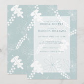 BRAUTPARTY Pastel Leaf Floral (Vorne/Hinten)