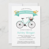 Brautparty Pastel Mint Floral Einladung (Vorderseite)