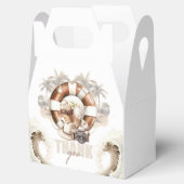 Brautparty Pastel Sand Beach Geschenkschachtel (Geöffnet)