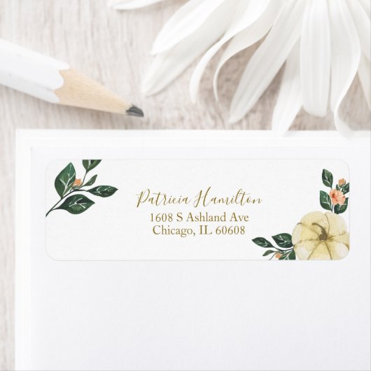 Brautparty Peach Floral Pumpkin Fall (Insitu)