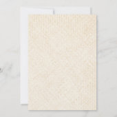 Brautparty Peach & Pink Pastel Rose Einladung (Rückseite)