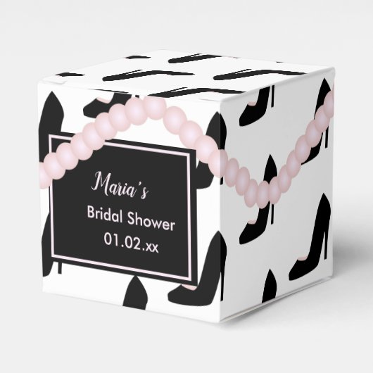 Brautparty Pearls and Heals Wedding Geschenkschachtel (Vorderseite)