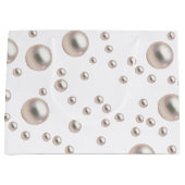 Brautparty Pearlsa und Prosecco Große Geschenktüte (Vorderseite)