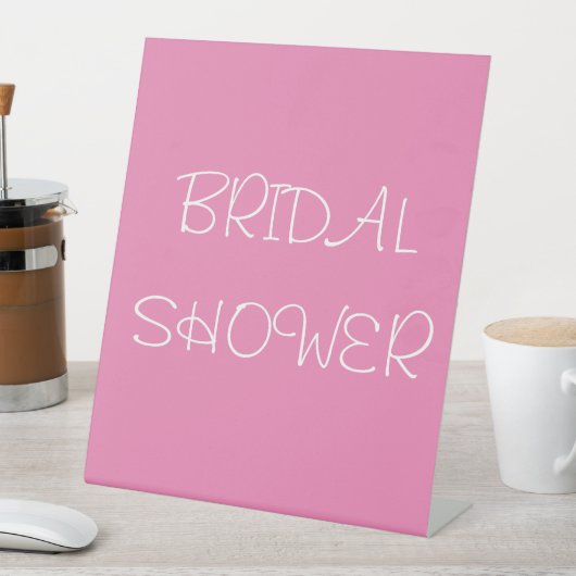 BRAUTPARTY PEDESTAL SIGN SOCKELSCHILD (In Situ)