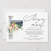 Brautparty per Mail Einladung Rosa Rosa Gold (Vorderseite)