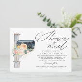 Brautparty per Mail Einladung Rosa Rosa Gold (Stehend Vorderseite)