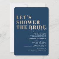 Brautparty per Post, Kohle und Gold