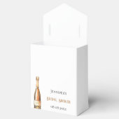 Brautparty Perlen Prosecco Geschenkschachtel (Geöffnet)