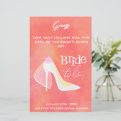 Brautparty Pink Bridge to Be Party Games (Stehend Vorderseite)