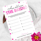 Brautparty Pink wie alt war das Brautspiel