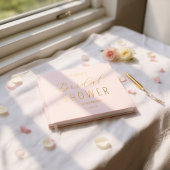 Brautparty Pink Yellow Foil Gästebuch