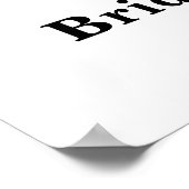 Brautparty Poinsettia - Urlaub Poster (Ecke)