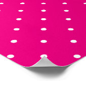 Brautparty Polka Dots Poster (Ecke)