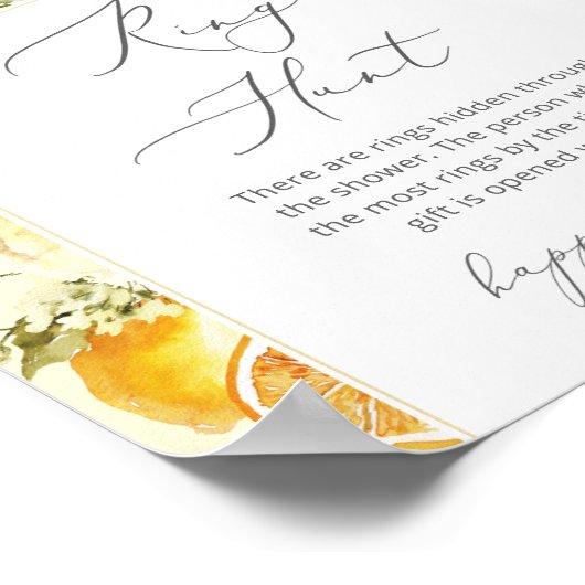 Brautparty Poster (Ecke)